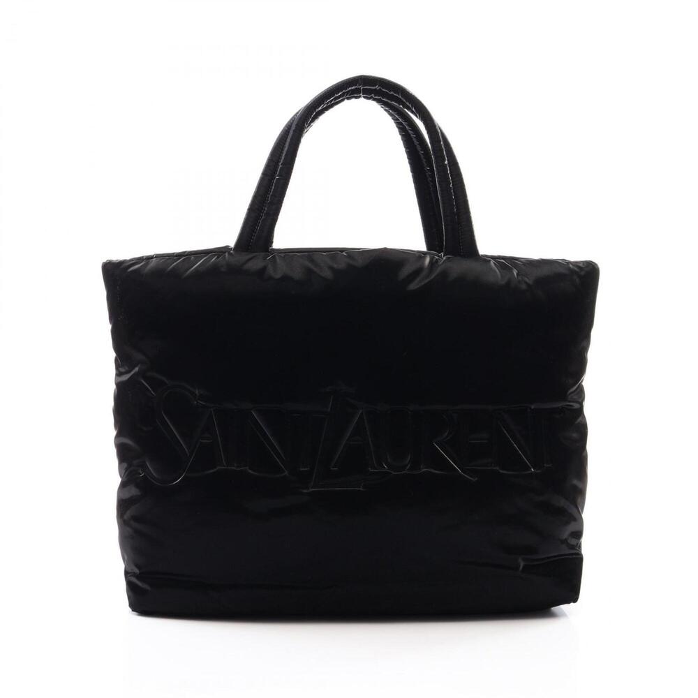 Yves Saint Laurent Saint Laurent Paris Wide Puffer Tote Bag Handbag, Nylon, M...